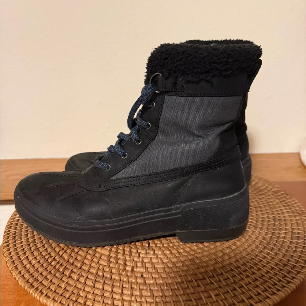 Merrell Black Boots‎ with Blue Accents